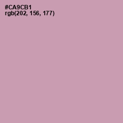 #CA9CB1 - Careys Pink Color Image