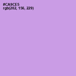 #CA9CE5 - Light Wisteria Color Image