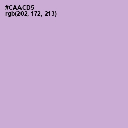 #CAACD5 - Light Wisteria Color Image