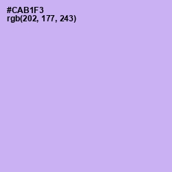 #CAB1F3 - Perfume Color Image