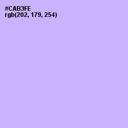#CAB3FE - Perfume Color Image