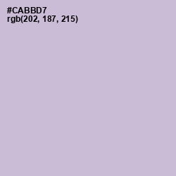 #CABBD7 - Gray Suit Color Image