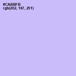 #CABBFB - Perfume Color Image