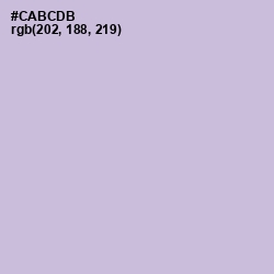 #CABCDB - Thistle Color Image