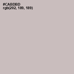 #CABDBD - Cold Turkey Color Image