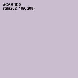 #CABDD0 - Gray Suit Color Image
