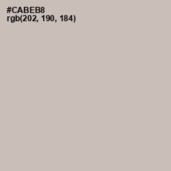 #CABEB8 - Cold Turkey Color Image