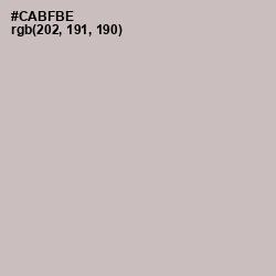 #CABFBE - Cold Turkey Color Image