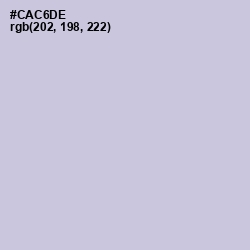 #CAC6DE - Ghost Color Image