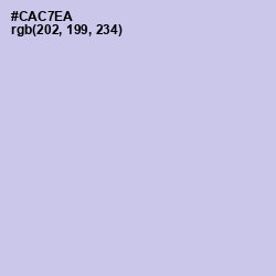 #CAC7EA - Periwinkle Gray Color Image