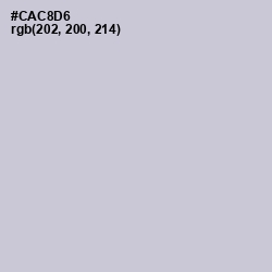 #CAC8D6 - Ghost Color Image