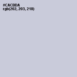 #CACBDA - Ghost Color Image
