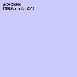 #CACBFB - Periwinkle Color Image