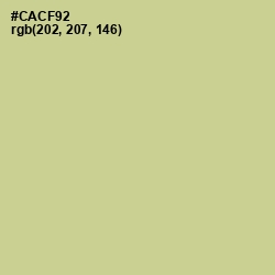 #CACF92 - Pine Glade Color Image