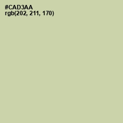 #CAD3AA - Green Mist Color Image