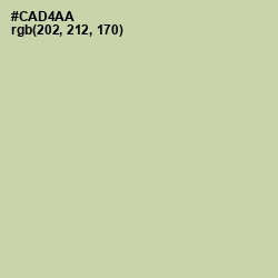 #CAD4AA - Green Mist Color Image