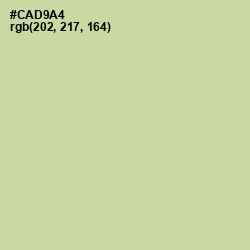 #CAD9A4 - Green Mist Color Image