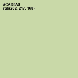 #CAD9A8 - Green Mist Color Image