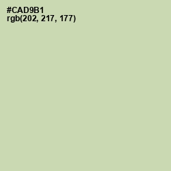 #CAD9B1 - Green Mist Color Image