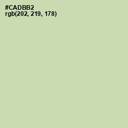 #CADBB2 - Green Mist Color Image