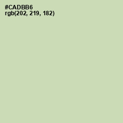 #CADBB6 - Green Mist Color Image