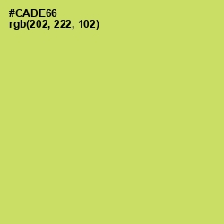 #CADE66 - Tacha Color Image