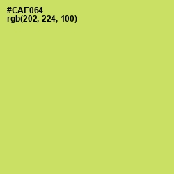 #CAE064 - Yellow Green Color Image
