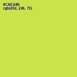 #CAE24B - Wattle Color Image