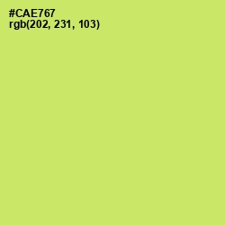 #CAE767 - Yellow Green Color Image