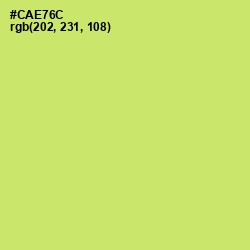 #CAE76C - Yellow Green Color Image