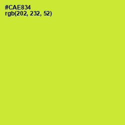 #CAE834 - Pear Color Image