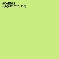 #CAED82 - Mindaro Color Image