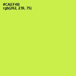 #CAEF4B - Wattle Color Image