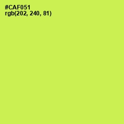 #CAF051 - Wattle Color Image
