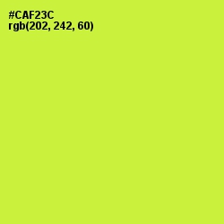#CAF23C - Pear Color Image