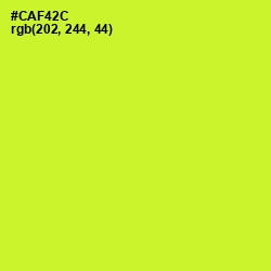 #CAF42C - Pear Color Image