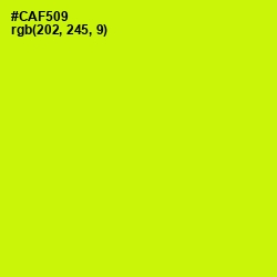 #CAF509 - Electric Lime Color Image