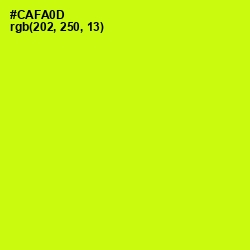 #CAFA0D - Electric Lime Color Image