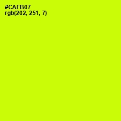 #CAFB07 - Electric Lime Color Image