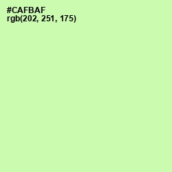 #CAFBAF - Reef Color Image