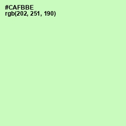 #CAFBBE - Gossip Color Image