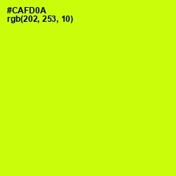 #CAFD0A - Electric Lime Color Image