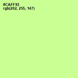 #CAFF93 - Reef Color Image