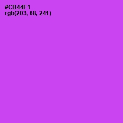 #CB44F1 - Fuchsia Pink Color Image