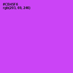 #CB45F6 - Heliotrope Color Image