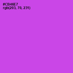 #CB46E7 - Fuchsia Pink Color Image