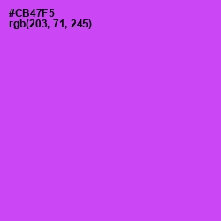 #CB47F5 - Heliotrope Color Image