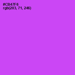 #CB47F6 - Heliotrope Color Image