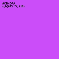 #CB4DFA - Heliotrope Color Image