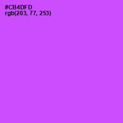 #CB4DFD - Heliotrope Color Image